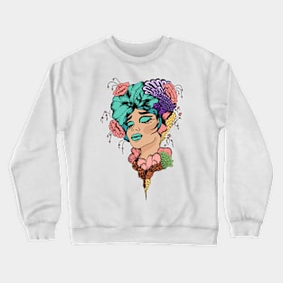 Floral woman Crewneck Sweatshirt